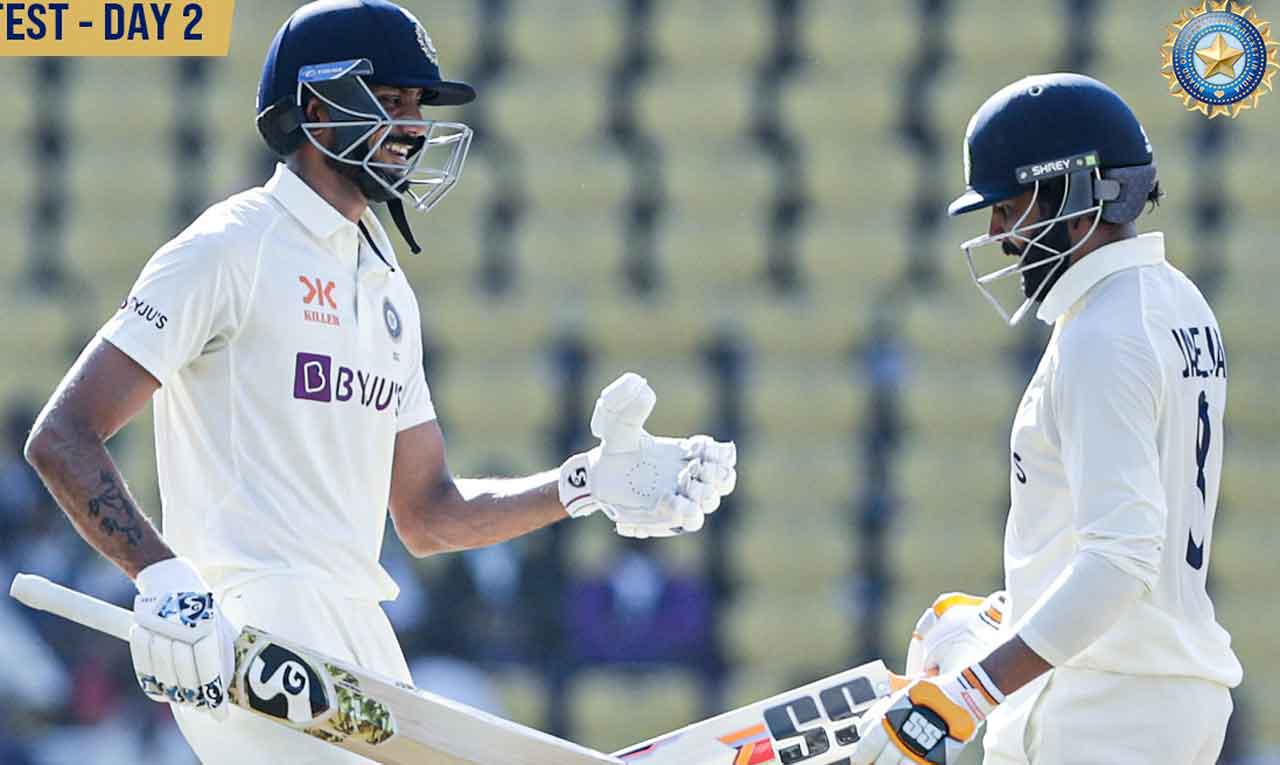 IND vs AUS | రోహిత్ సెంచ‌రీ.. అక్ష‌ర్ ప‌టేల్, జడేజా ఫిఫ్టీ.. 144 ప‌రుగుల ఆధిక్యంలో భార‌త్