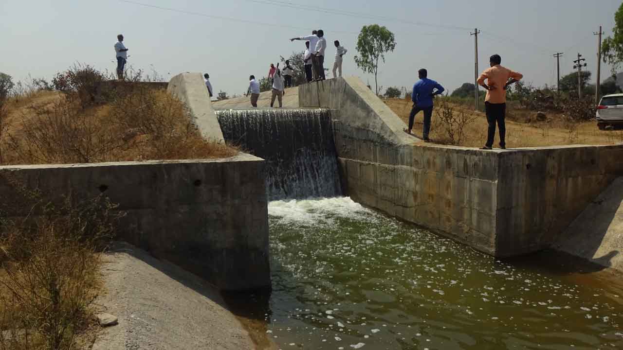 ముస్తాబాద్‌కు చేరిన కాళేశ్వర జలాలు