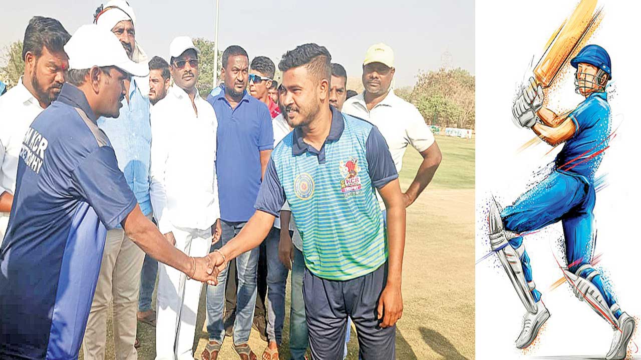 మొదలైన సీఎం కేసీఆర్ క్రికెట్ సంగ్రామం