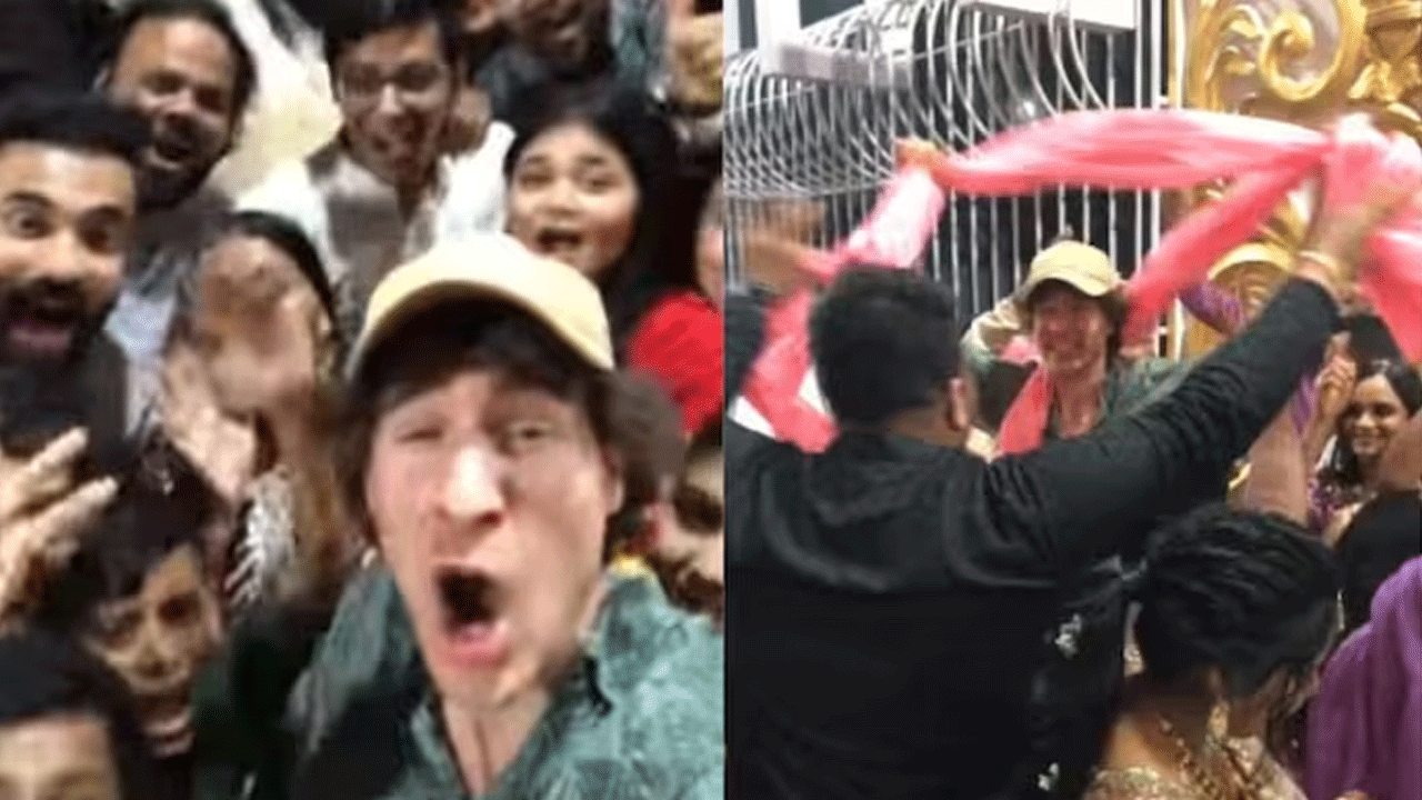 Viral video | దేశీ వెడ్డింగ్‌లో బెల్జియం వ్య‌క్తి క్రేజీ డ్యాన్స్ మూమెంట్స్‌