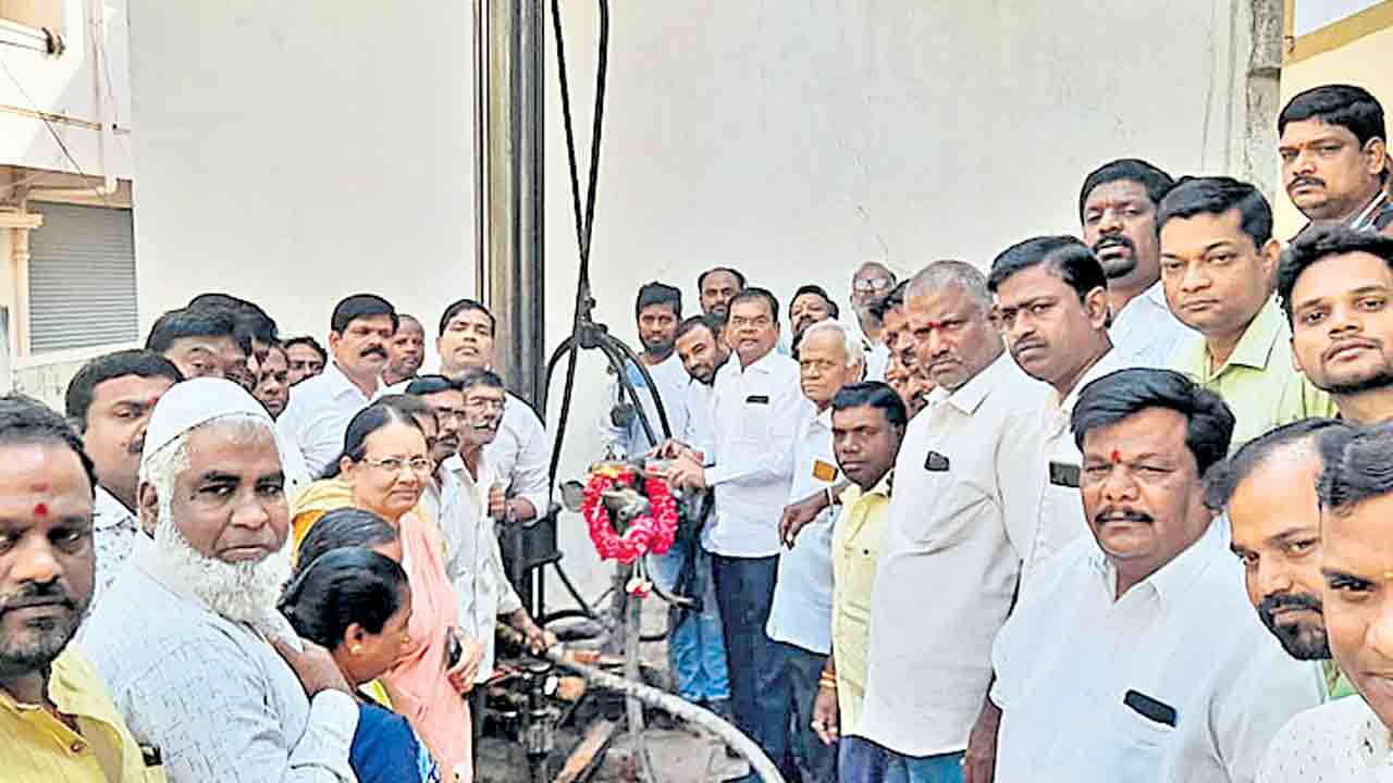 నీటి ఎద్దడి నివారణకు చర్యలు