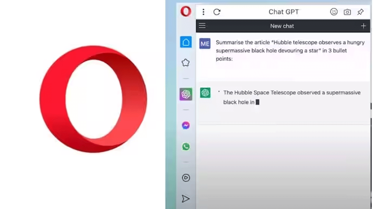 గూగుల్‌, మైక్రోసాఫ్ట్ బాట‌లో ఒపెరా : ఏఐ రేసులో ఎంట్రీ