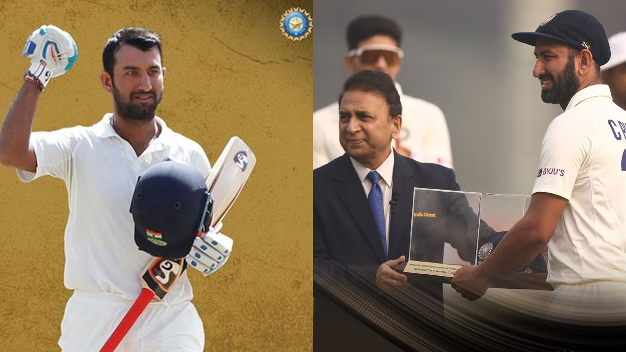 Cheteshwar Pujara: టెస్టుల్లో పూజారా అరుదైన మైలురాయి.. సెంచ‌రీ క్ల‌బ్‌లో ఇండియ‌న్ బ్యాట‌ర్