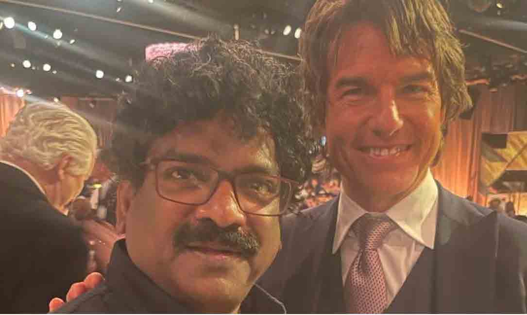 RRR at Oscars | హాలీవుడ్ యాక్షన్ హీరో టామ్ క్రూయిజ్ను కలిసిన చంద్రబోస్