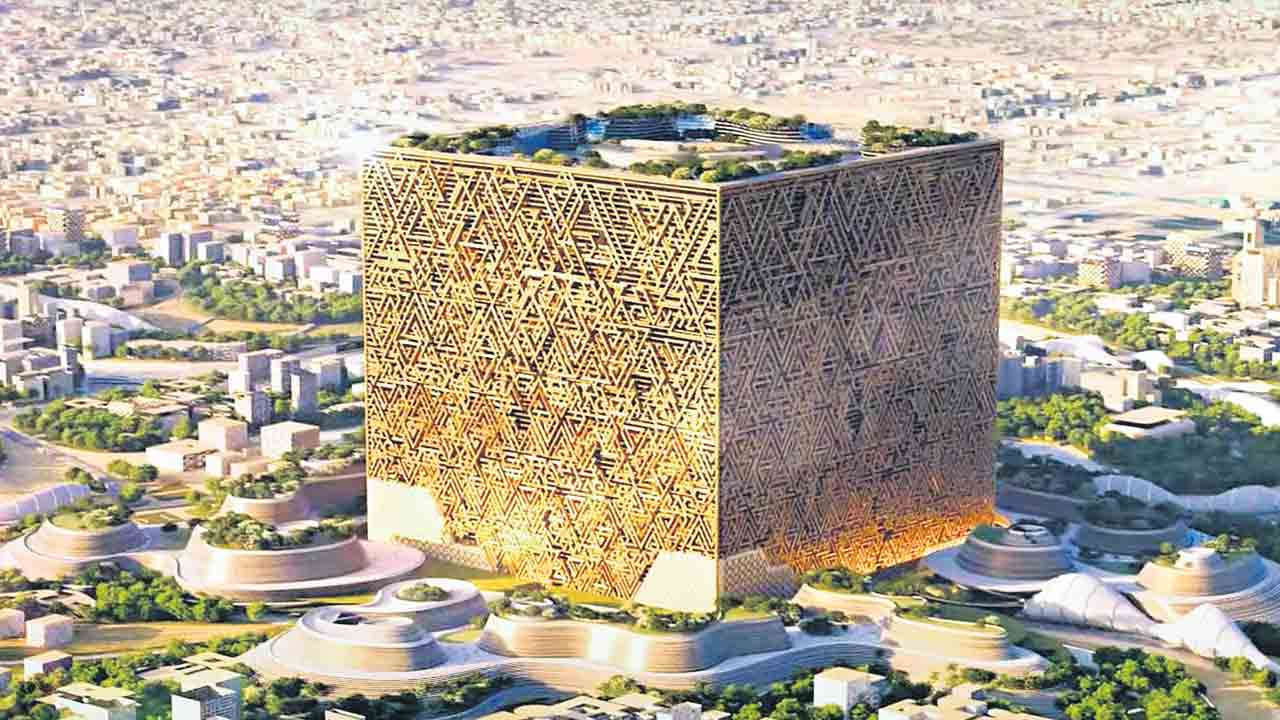 Mukaab | సరికొత్త ప్రపంచాన్ని సృష్టిస్తున్న సౌదీ.. లక్షల ఇల్లు, 9 వేల హోటల్స్‌తో ముకాబ్‌ నిర్మాణం