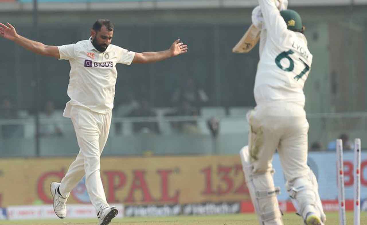 IND vs AUS | ల‌యాన్‌ను బౌల్డ్ చేసిన ష‌మీ.. తొమ్మిదో వికెట్ కోల్పోయిన ఆసీస్