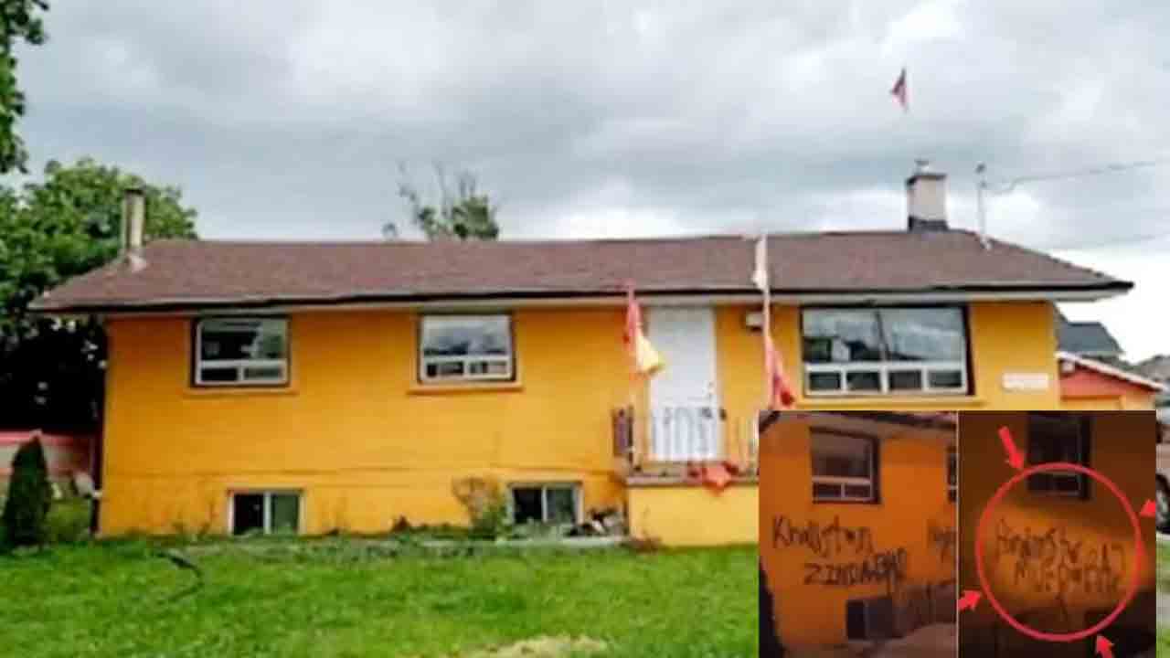 కెనడాలో హిందూ ఆలయంపై విద్వేష దాడి