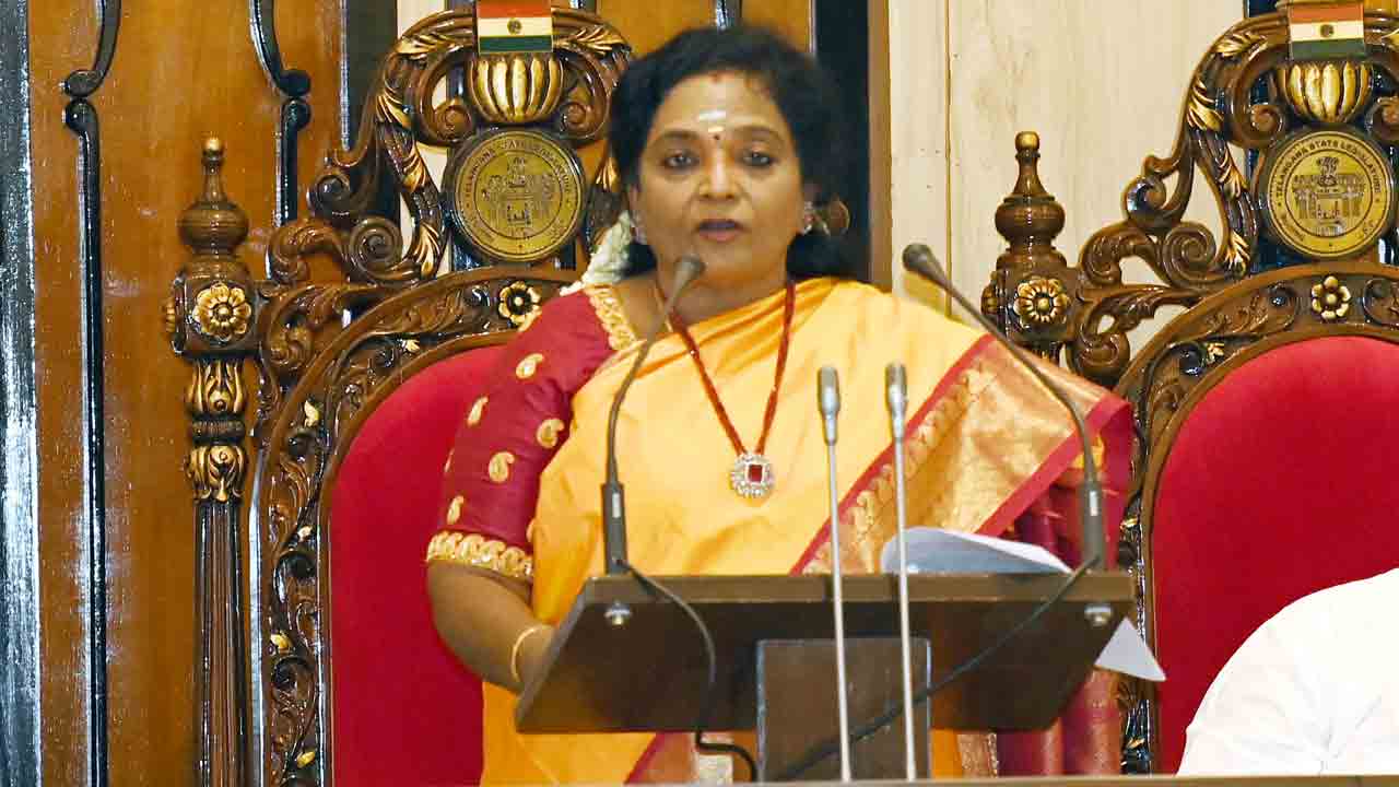 Governor Tamilisai | దేశానికే ఆదర్శంగా తెలంగాణ.. అన్ని రంగాల్లోనూ అనూహ్య అభివృద్ధి.. అసెంబ్లీ ప్రసంగంలో గవర్నర్‌ తమిళిసై