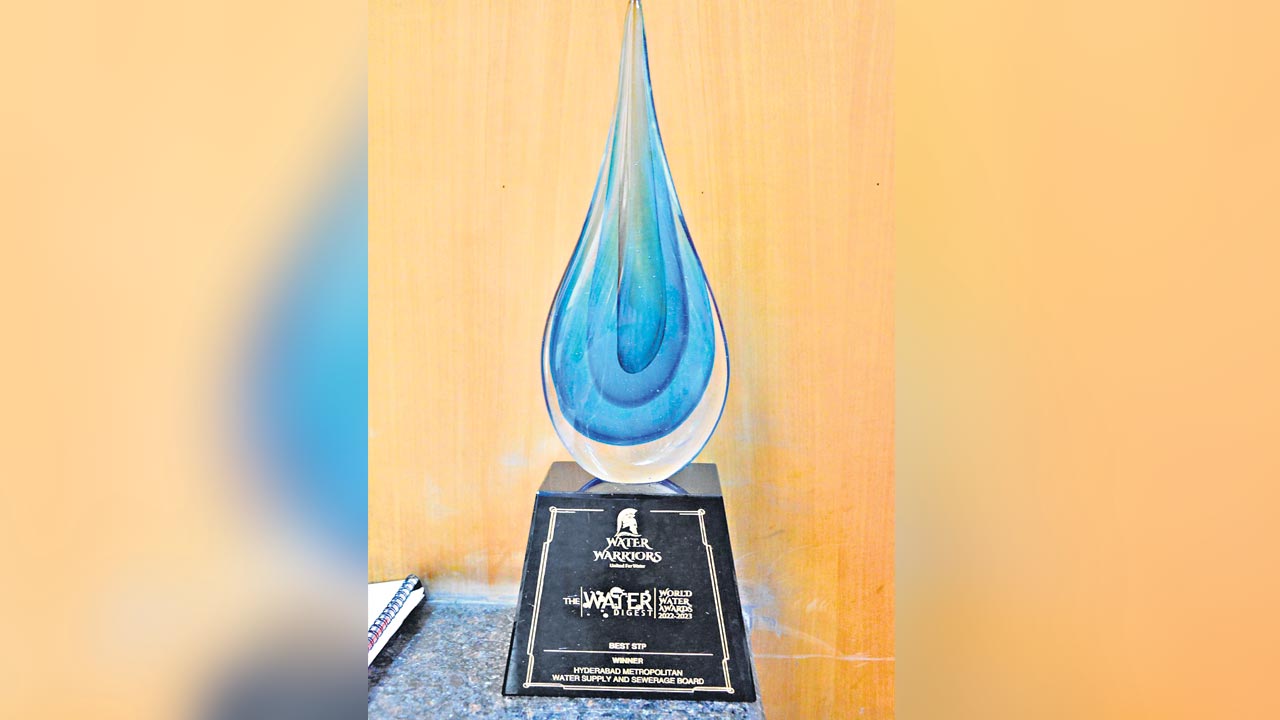 జలమండలికి వరల్డ్‌ వాటర్‌ అవార్డు