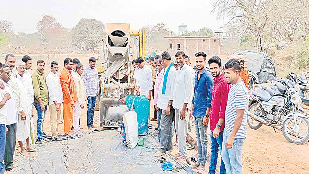 గ్రామాల అభివృద్ధ్ధే సీఎం కేసీఆర్‌ ధ్యేయం