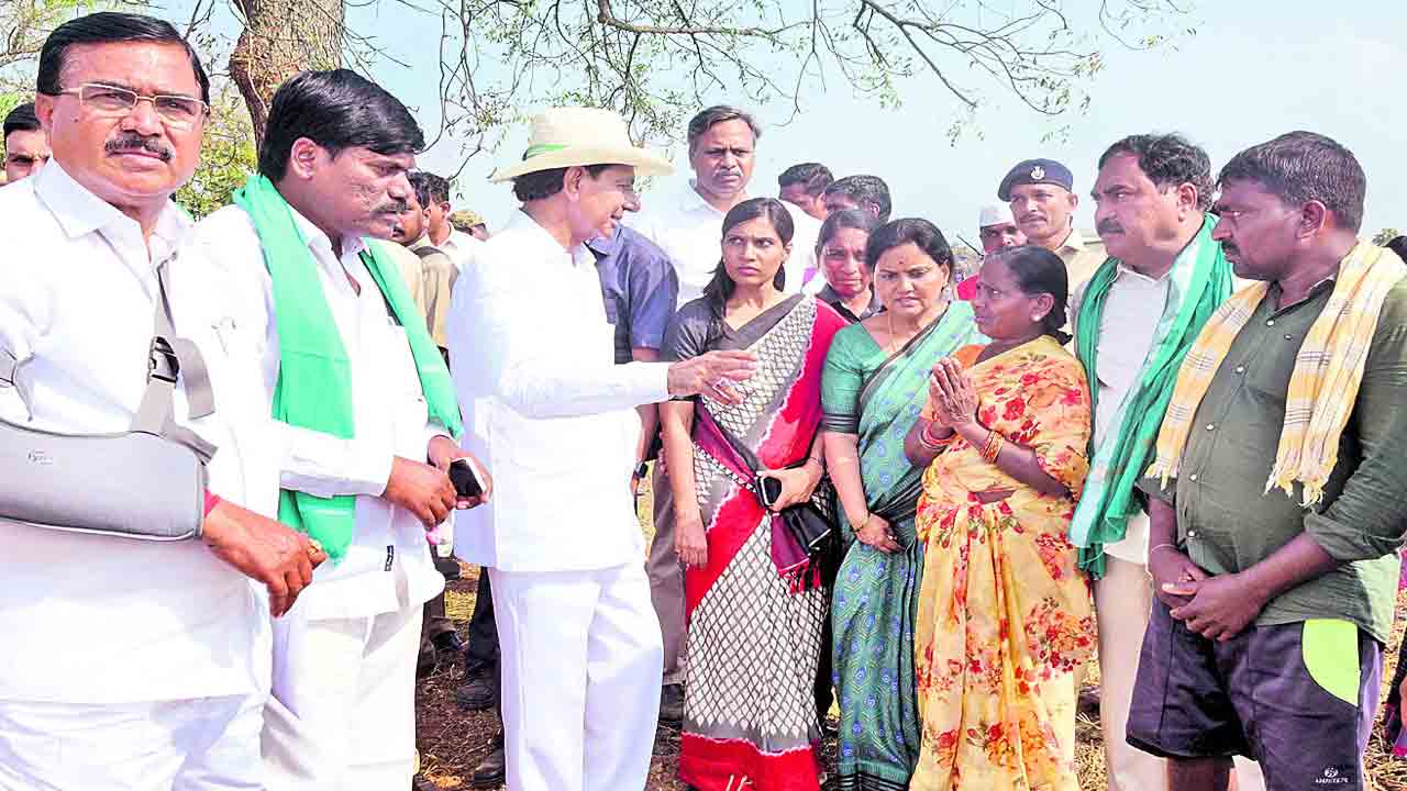సీఎం కేసీఆర్‌ పర్యటనతో కర్షకుల్లో భరోసా
