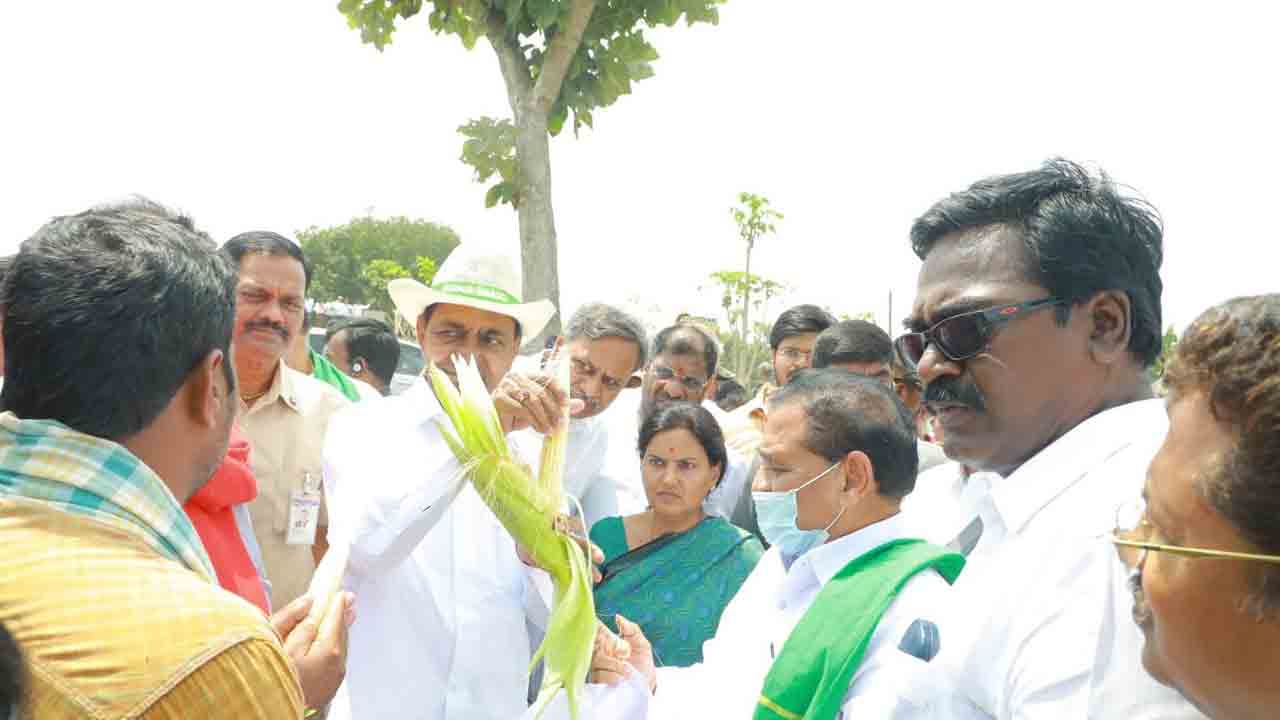 కర్షకుల కన్నీరు తుడిచి..