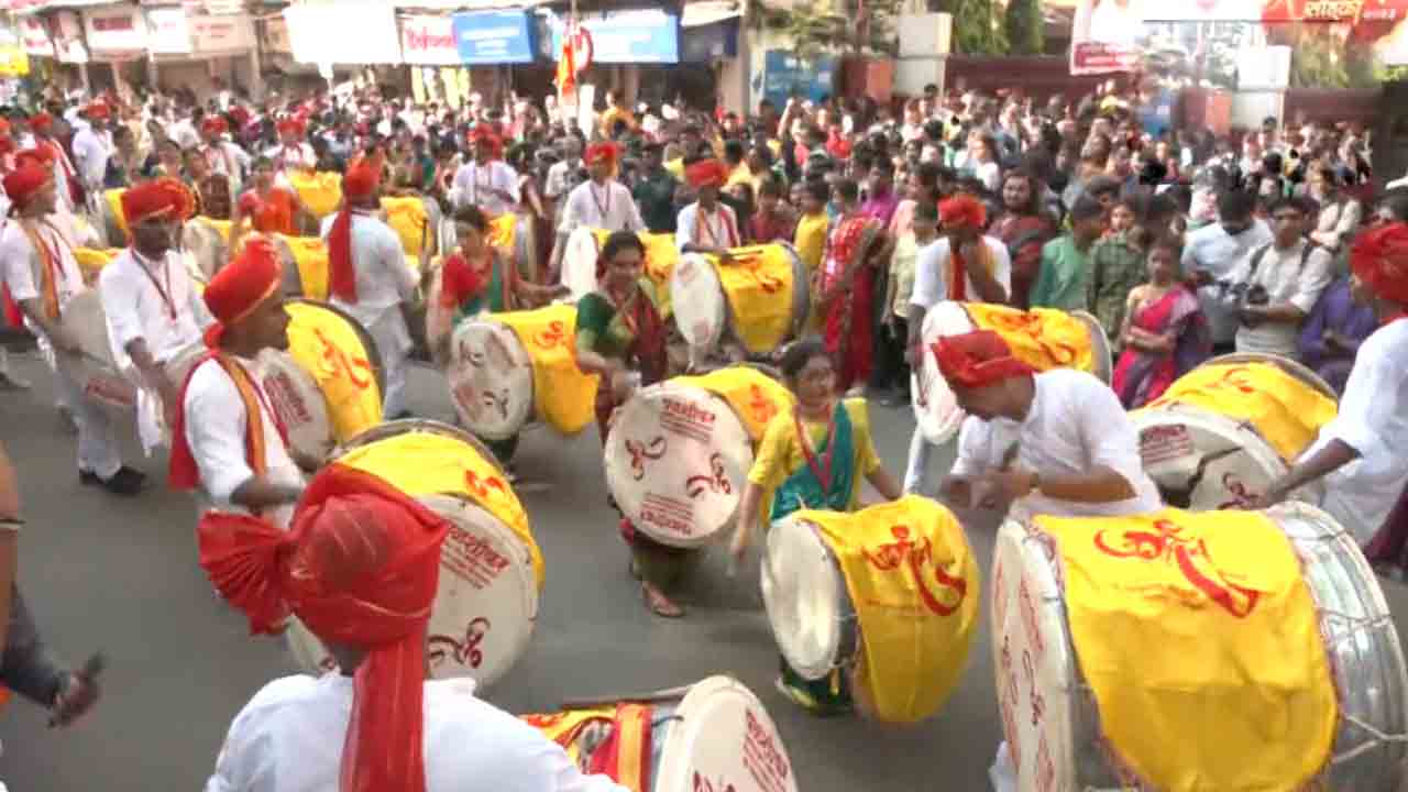 Gudi Padwa | భజన పాటలు, కోలాటాలతో ఘనంగా గుడిపడ్వ సంబురాలు.. వీడియోలు