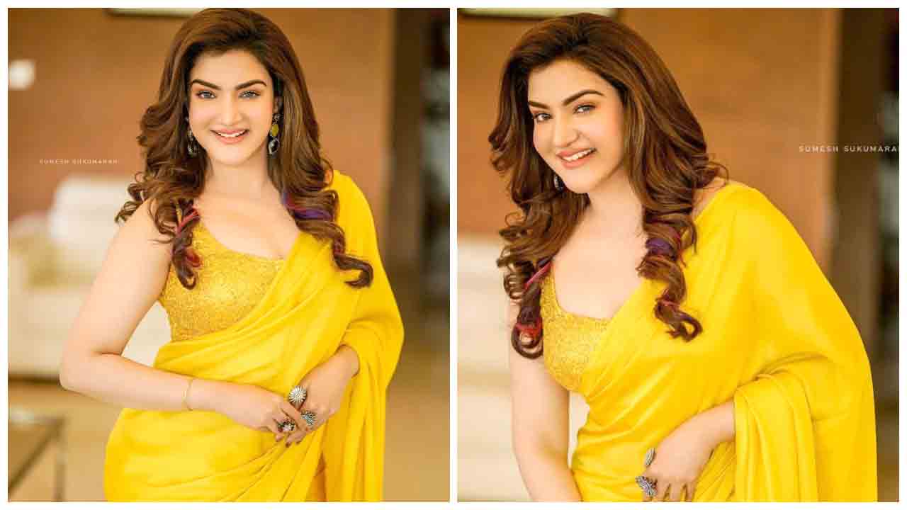 Honey Rose | పసుపు రంగు చీరలో కవ్విస్తున్న హనీరోజ్‌..