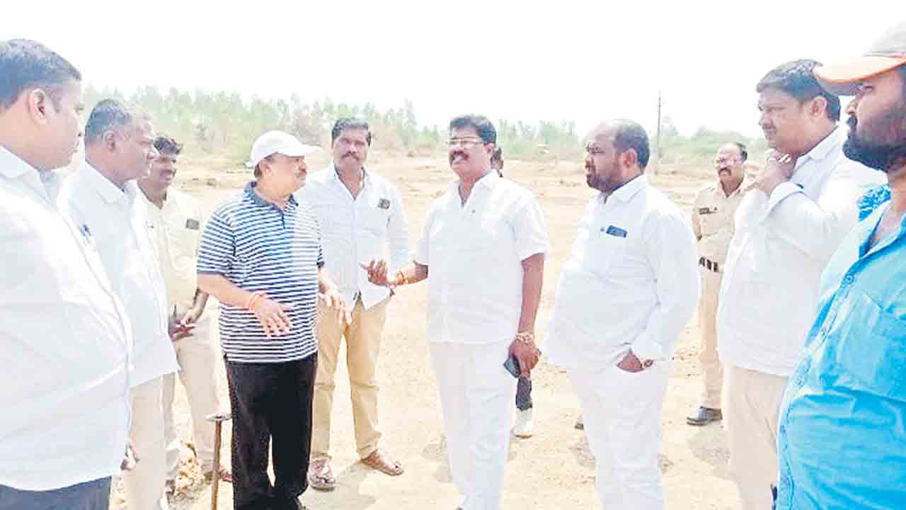 కేటీఆర్‌ పర్యటనకు చురుగ్గా ఏర్పాట్లు