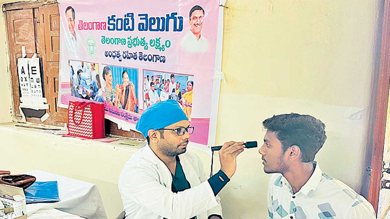 19,165 మందికి కంటి పరీక్షలు