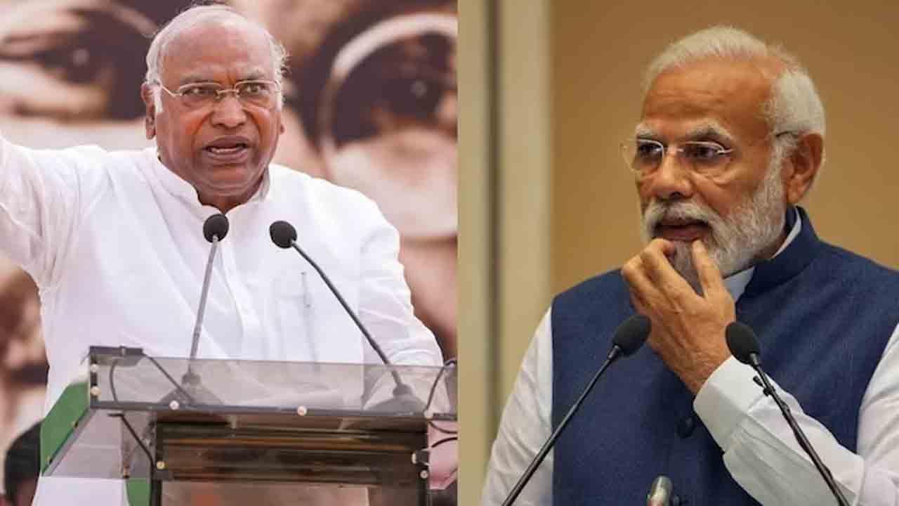 Mallikarjun Kharge Modi is the leader of the coalition of corrupts.. Kharge fired at the Prime Minister
