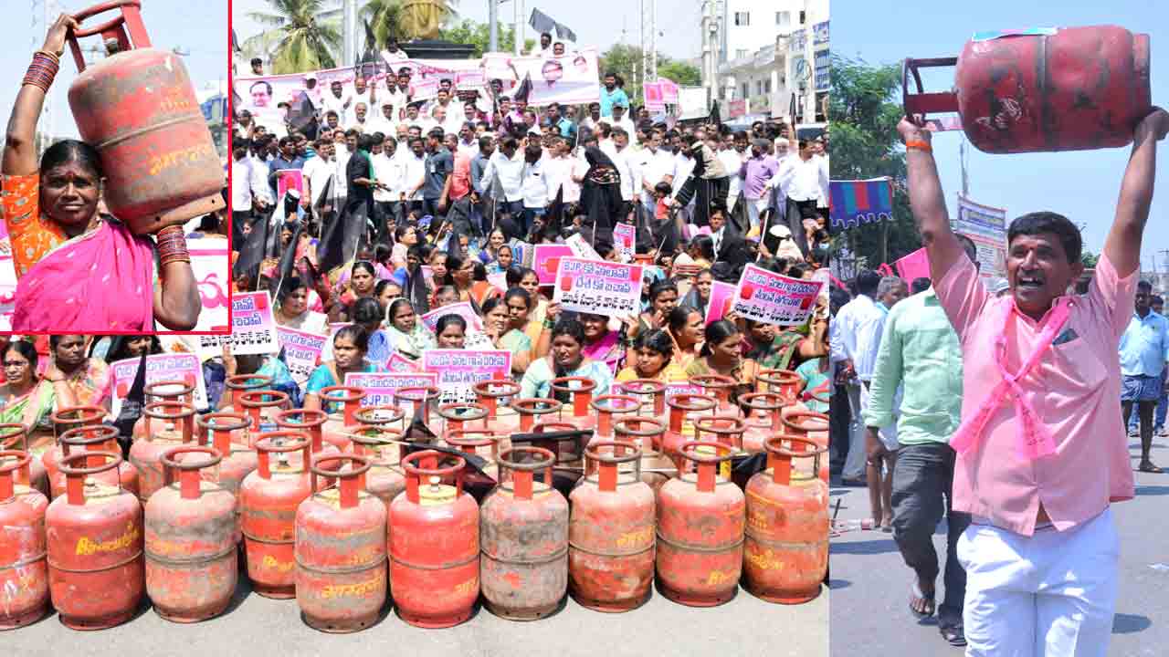 భగ్గుమన్న బీఆర్‌ఎస్‌