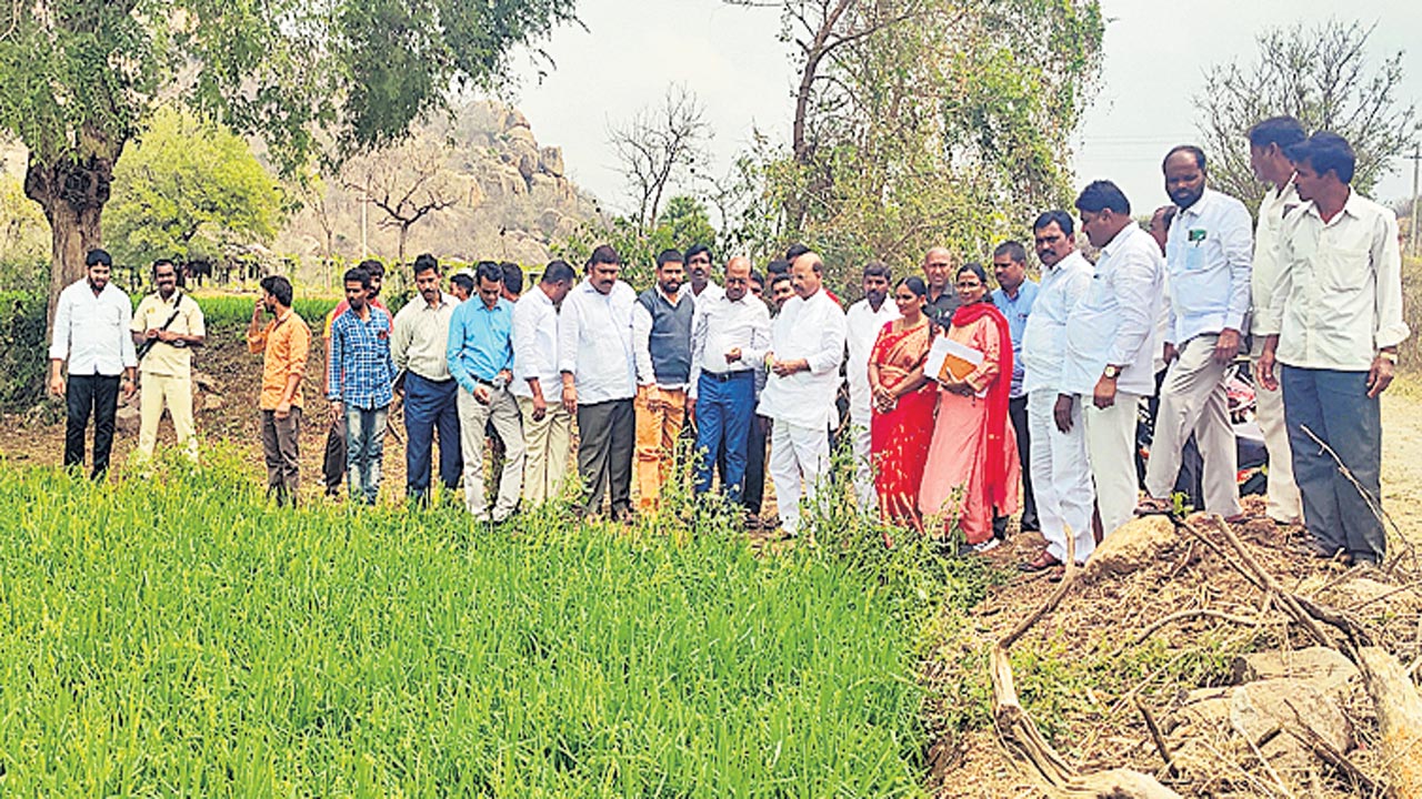 వడగండ్ల బాధితులను ఆదుకుంటాం