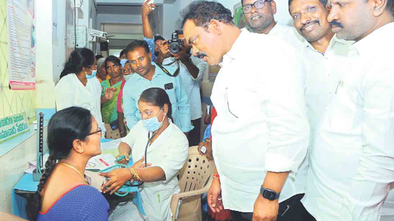 Mla Visit Arogyamastu