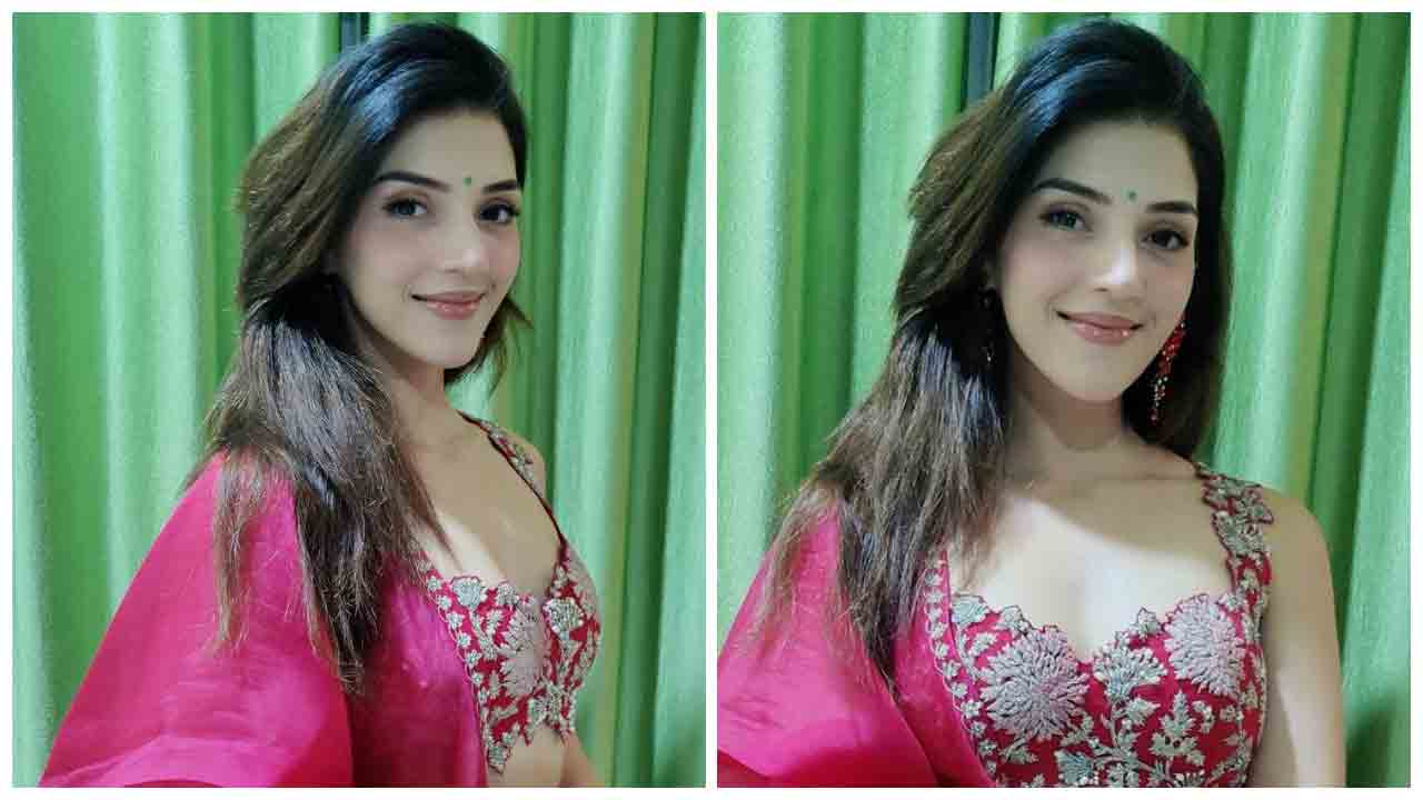 Mehreen Pirzada | పింక్ క‌ల‌ర్ డ్రెస్‌లో క‌వ్విస్తున్న మెహ్రీన్ పిర్జాదా..