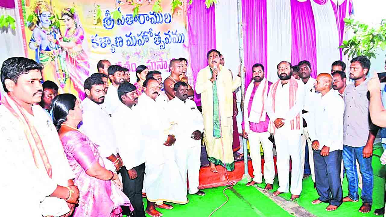 రామాలయ అభివృద్ధికి రూ. 50 లక్షలు