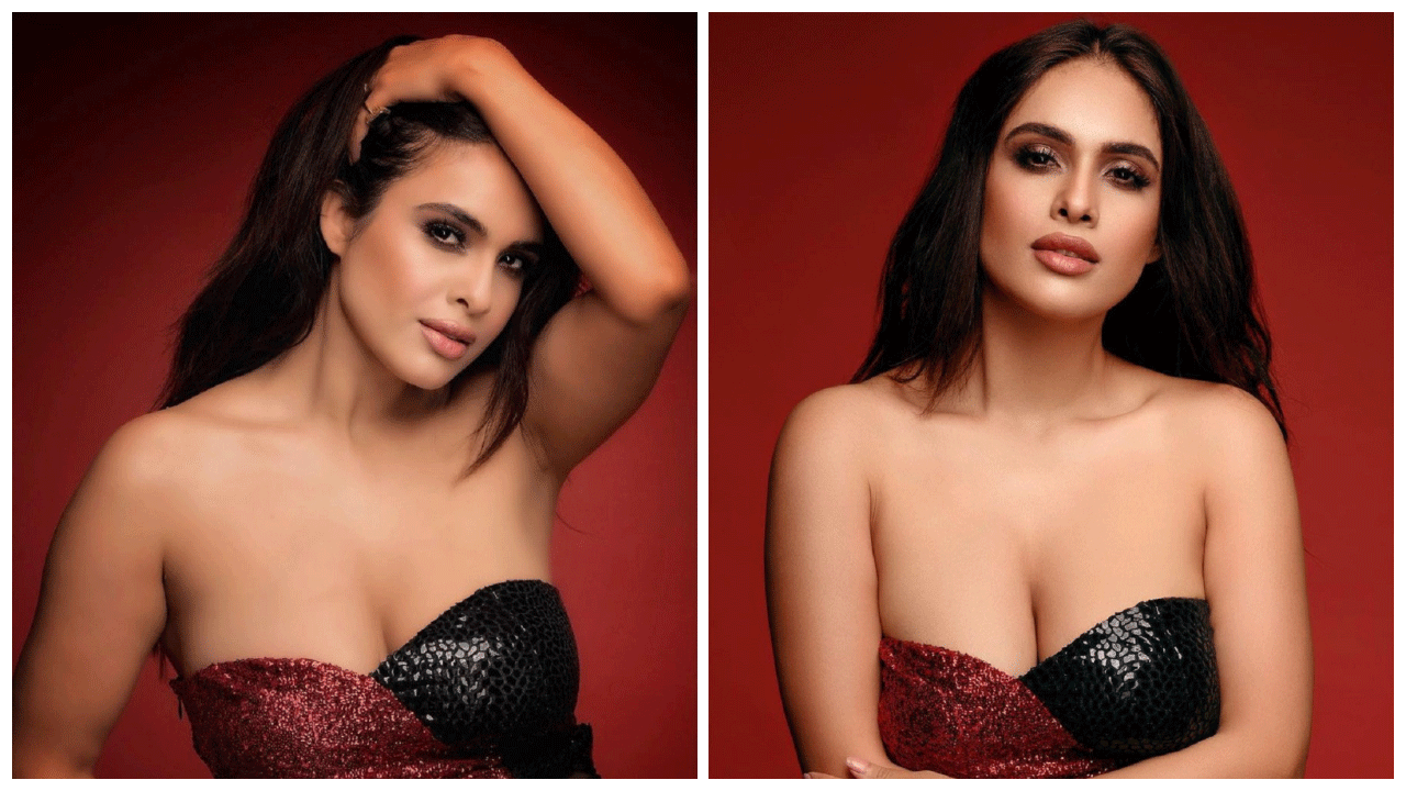 Neha Malik | మెరిసే డ్రెస్‌లో నేహా మాలిక్ అందచందాలు..