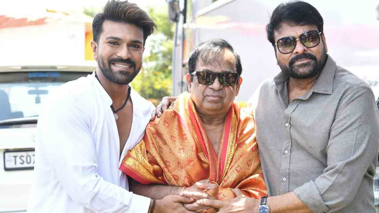 Rangamarthanda | బ్రహ్మానందం నటనకు చిరంజీవి, రాంచరణ్‌ ప్రశంసలు