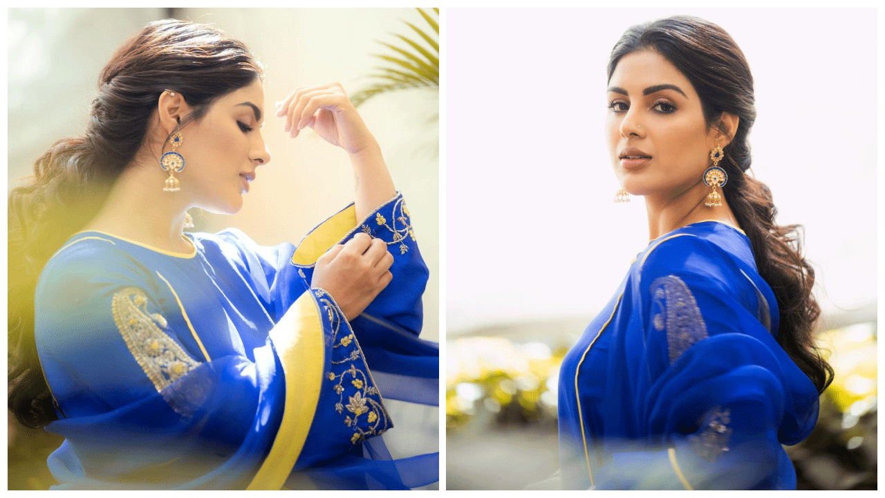 Samyuktha Menon | బ్లూ క‌ల‌ర్ డ్రెస్‌లో మురిపిస్తున్న‌ సంయుక్త మీనన్..