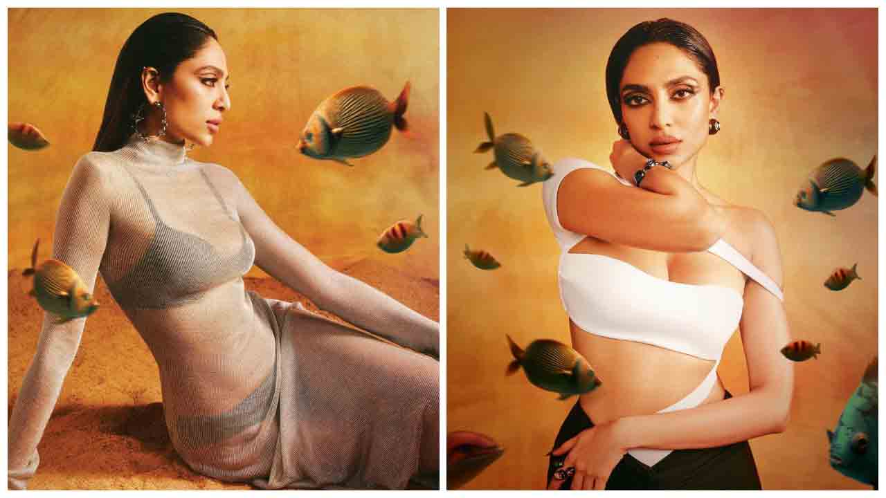 Sobhita Dhulipala | ఉల్లిపొర లాంటి డ్రెస్‌లో శోభితా ధూళిపాళ గ్లామర్ షో..