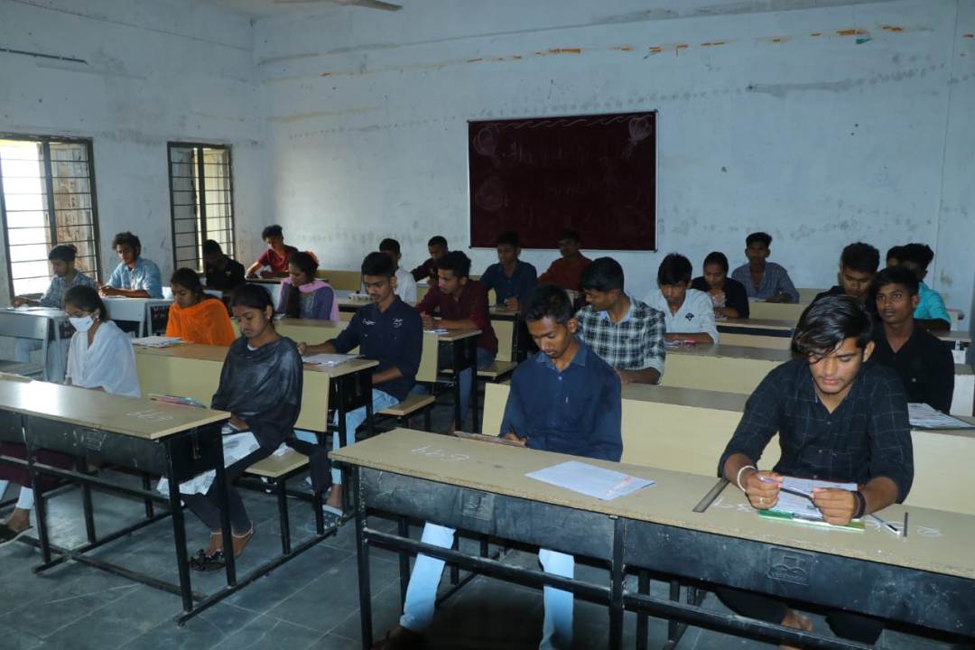 TS Inter Students Exams Photos