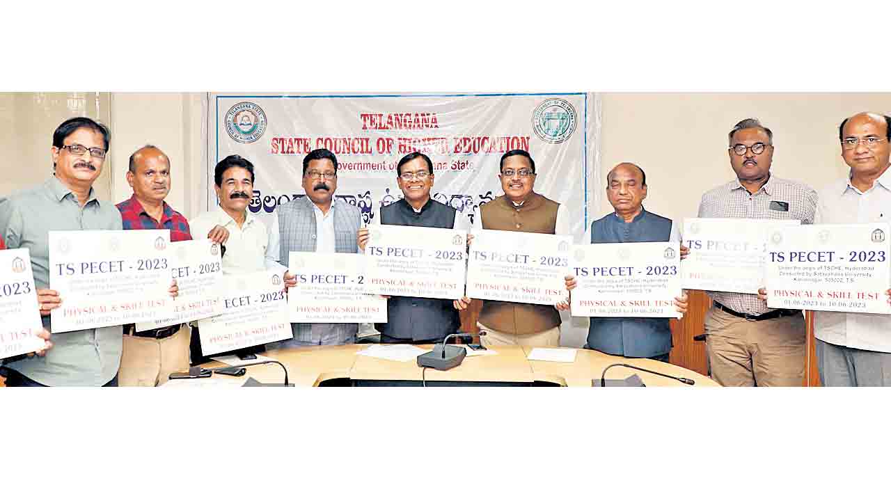 పీఈసెట్‌ షెడ్యూల్‌ విడుదల