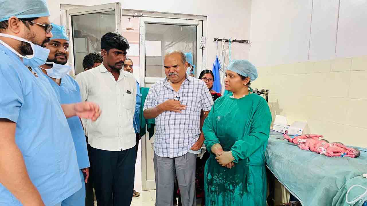 Telangana news | ముస్తాబాద్‌ పీపుల్స్‌ ఆస్పత్రిలో అరుదైన ఘటన.. ఒకే కాన్పులో నలుగురు శిశువులు.. తల్లీబిడ్డలు క్షేమం