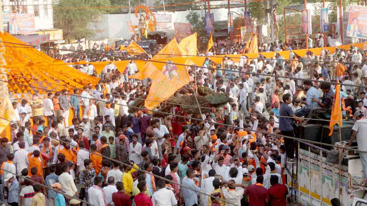 Sri Rama Navami | ఆదిలాబాద్‌లో ఉత్సాహంగా శ్రీరాముని శోభాయాత్ర