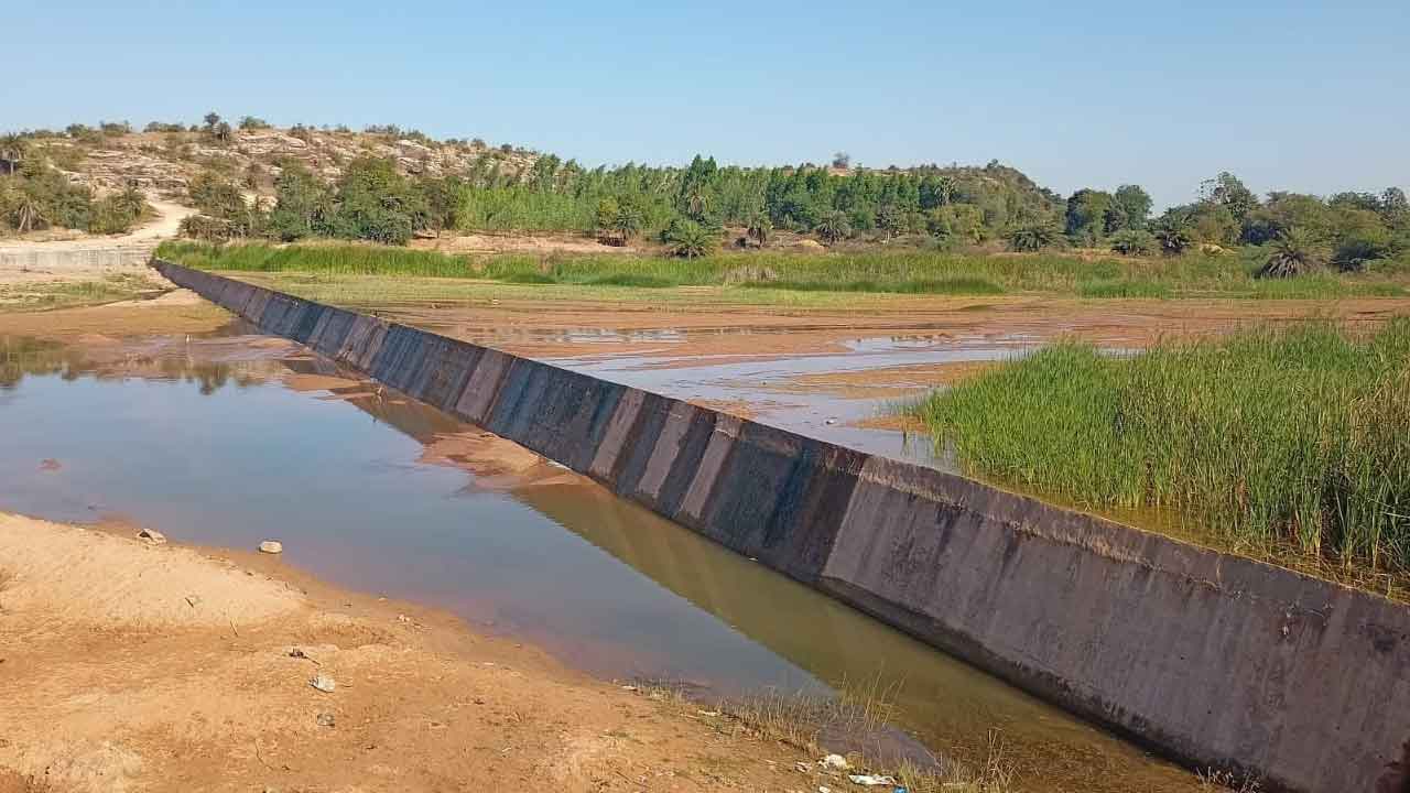 చెక్‌డ్యామ్‌లు నిర్మించి.. చేలకు మళ్లించి..