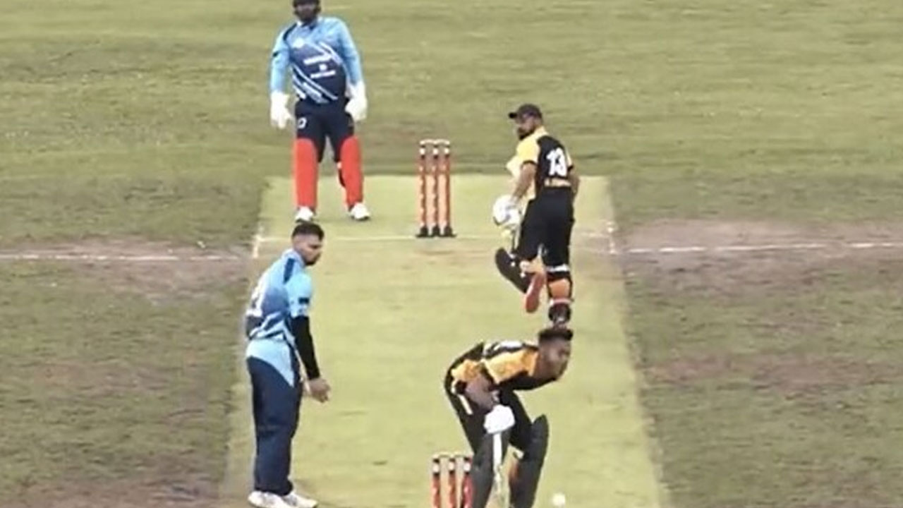 European Cricket: ఫీల్డ‌ర్ త్రో.. బ్యాట‌ర్ విల‌విల‌.. ఆ ఫ‌న్నీ వీడియో చూడండి