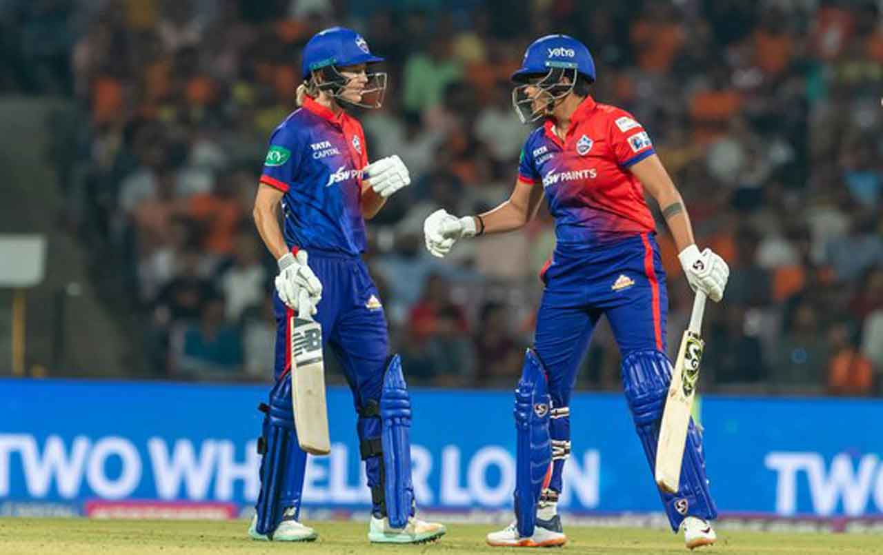 DC vs GG | ష‌ఫాలీ వ‌ర్మ హాఫ్ సెంచ‌రీ.. ఢిల్లీ స్కోర్ ఎంతంటే..?