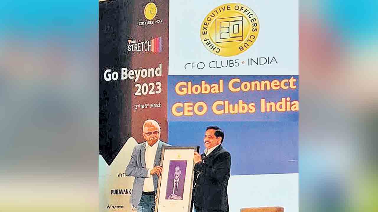 మెట్రో ఎండీకి ప్రతిష్ఠాత్మక అవార్డు