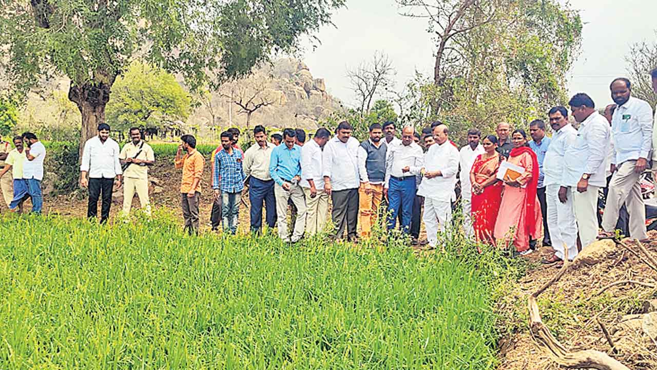 వడగండ్ల బాధితులను ఆదుకుంటాం