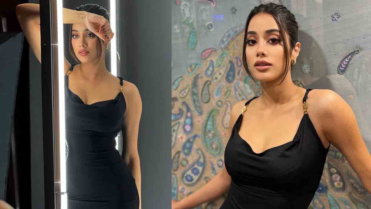 Janhvi Kapoor | బ్లాక్‌ బాడీకాన్‌ డ్రెస్‌లో మెస్మరైజ్‌ చేస్తున్న జాన్వీకపూర్‌