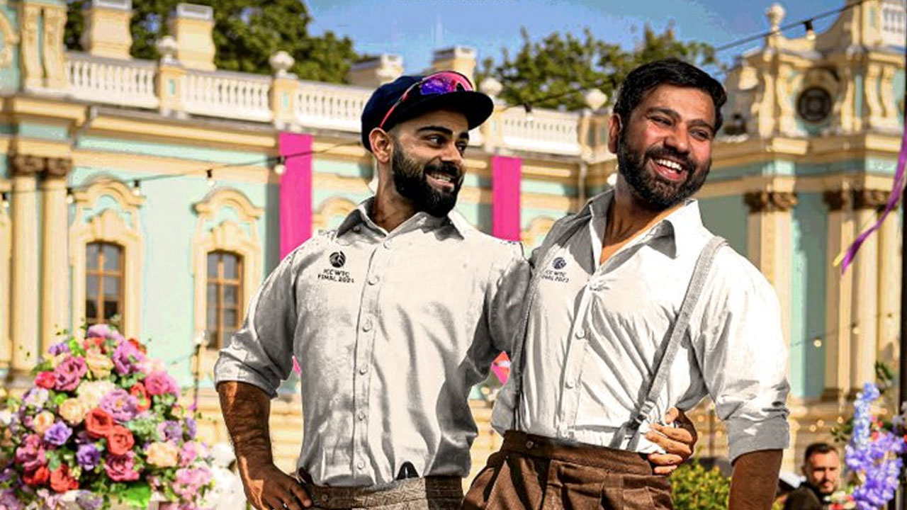 Naatu Naatu: డ‌బ్ల్యూటీసీ ఫైన‌ల్లోకి ఇండియా.. కోహ్లీ, రోహిత్‌ నాటు నాటు డ్యాన్స్