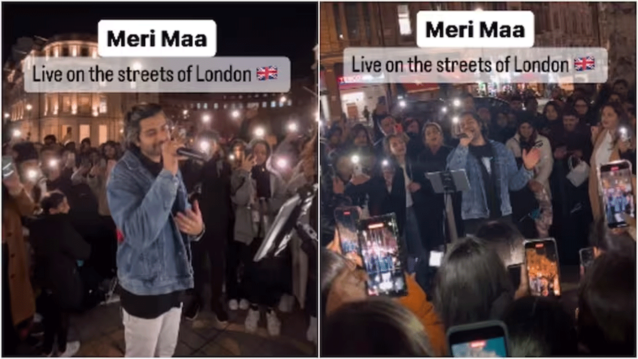 Viral Video | లండ‌న్ వీధుల్లో తేరే జ‌మీన్ ప‌ర్ సాంగ్ ఆల‌పించాడు