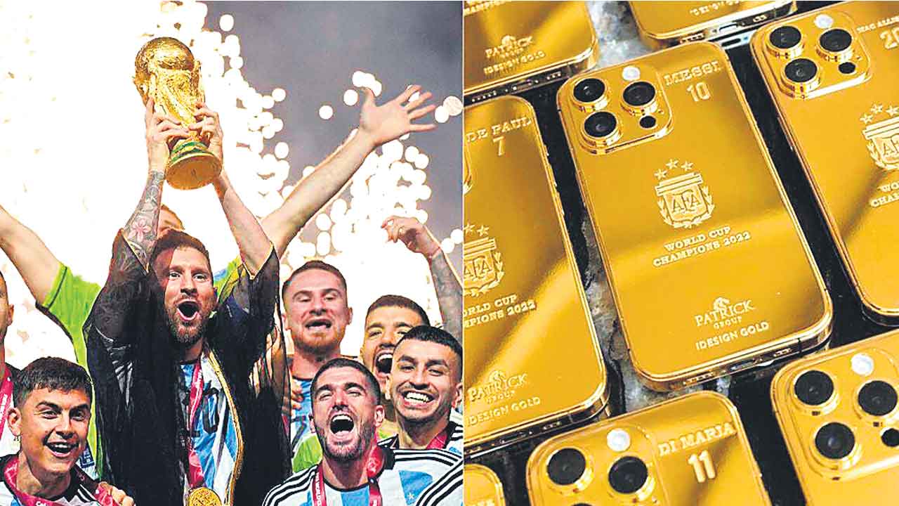 సహచరులకు మెస్సీ ‘బంగారు’ కానుక