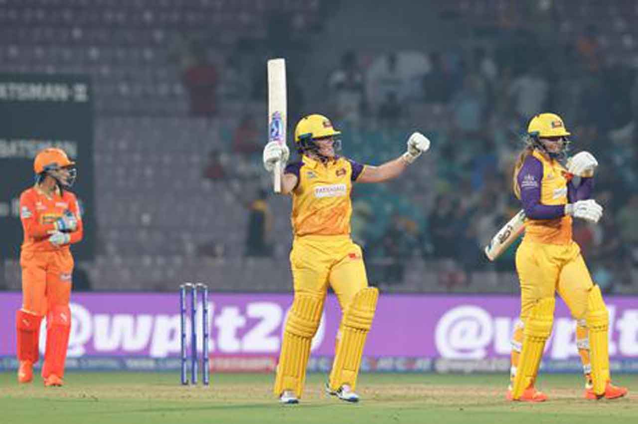 GG vs UPW | హ్యారిస్‌, ఎకిల్‌స్టోన్ వీరోచిత బ్యాటింగ్.. హోరాహోరీ పోరులో యూపీదే విజ‌యం