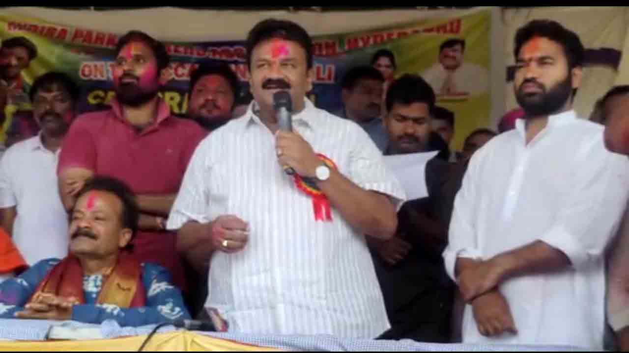 Holi Festival | ఇందిరా పార్కులో హోలీ వేడుకలు.. పాల్గొన్న మంత్రి తలసాని శ్రీనివాస్ యాదవ్