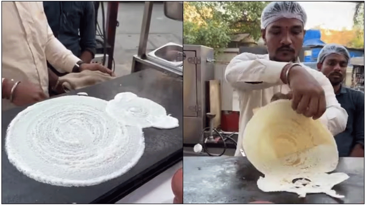 Viral Video | వినూత్న దోసెల‌తో ఆక‌ట్టుకుంటున్న స్ట్రీట్ ఫుడ్ విక్రేత‌