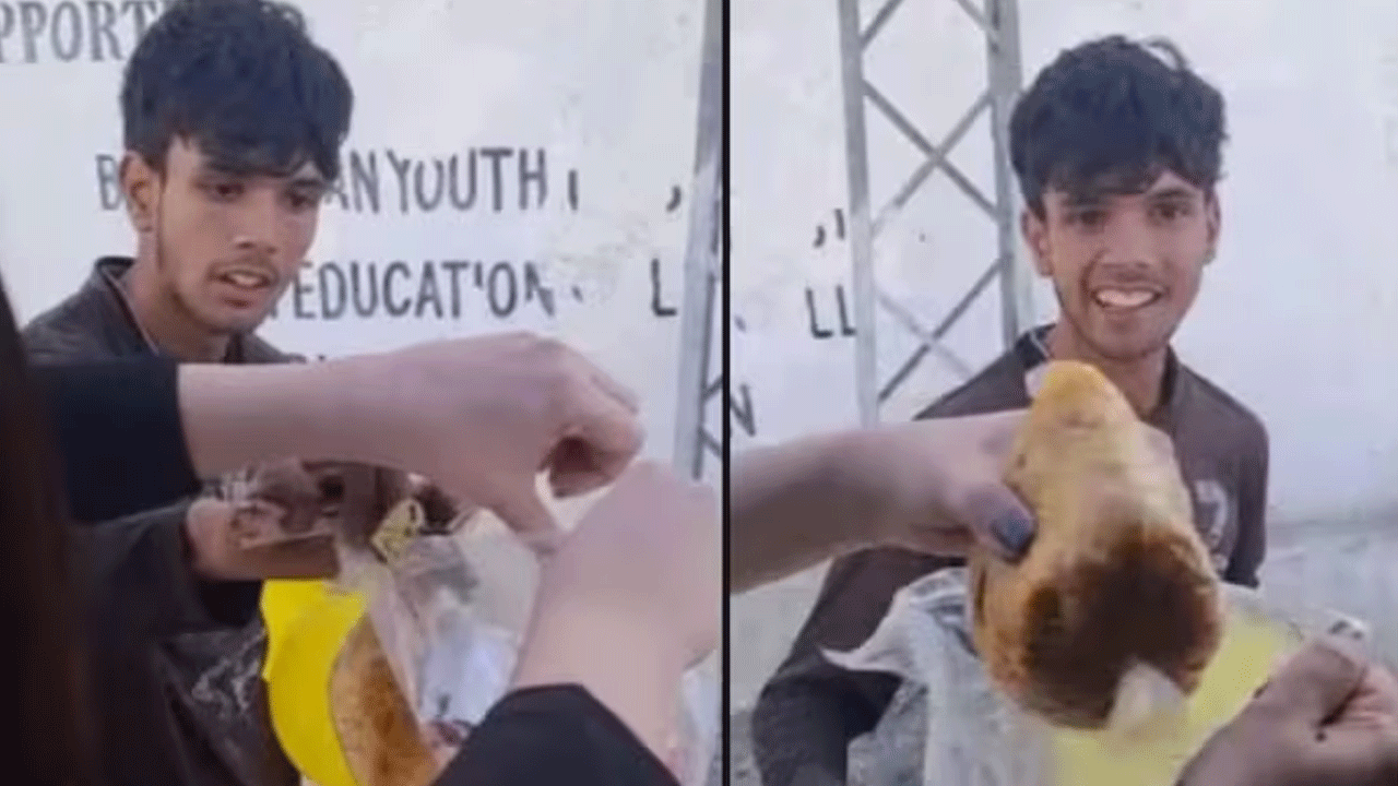 Viral Video | బెలూన్ల విక్రేత‌కు బిర్యానీ ప్యాకెట్లు అందించిన పాక్ మ‌హిళ‌