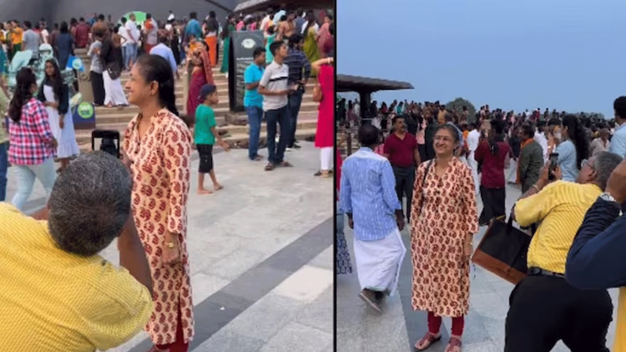 viral video | భార్య ప‌ర్ఫెక్ట్ పిక్చ‌ర్ కోసం ప్ర‌య‌త్నించిన పెద్దాయ‌న‌!