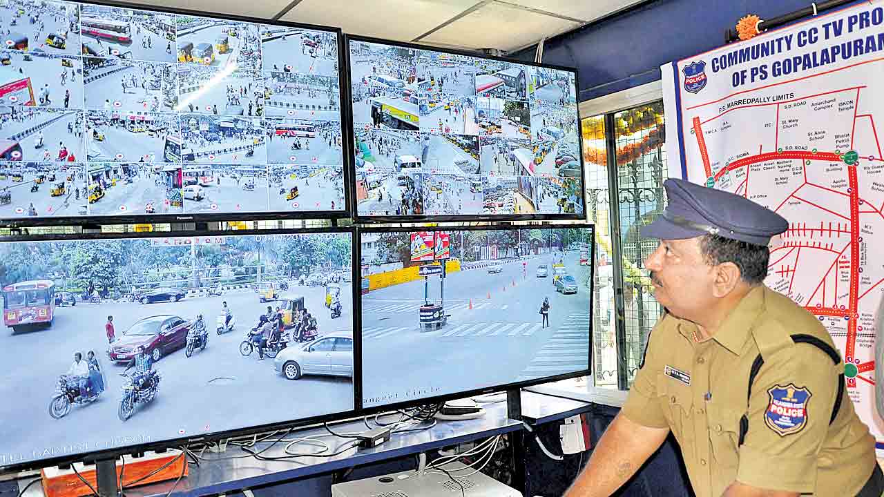 సీసీటీవీ నిఘాలో తెలంగాణ టాప్‌