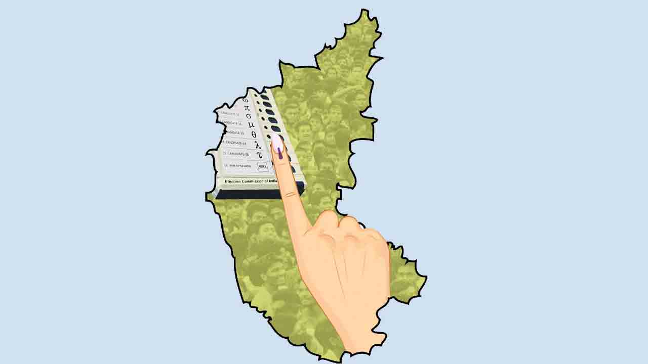 Karnataka elections |  ముస్లింల రిజర్వేషన్లపై బీజేపీ ద్వంద్వ వైఖరి.. కర్ణాటకలో ఓ మాట.. తెలంగాణలో మరో మాట